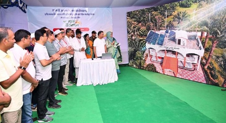 ফেনীর তিন উপজেলায় দেশের প্রথম সৌরবিদ্যুৎ প্রকল্প উদ্বোধন